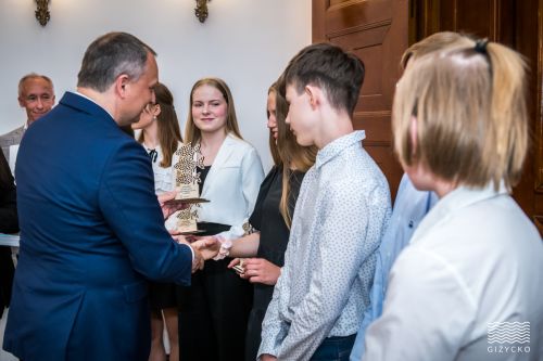 Nagrody Burmistrza w dziedzinie SPORTU_15 maja 2023 r. | gizycko.pl/ Fotografia Tomasz Karolski