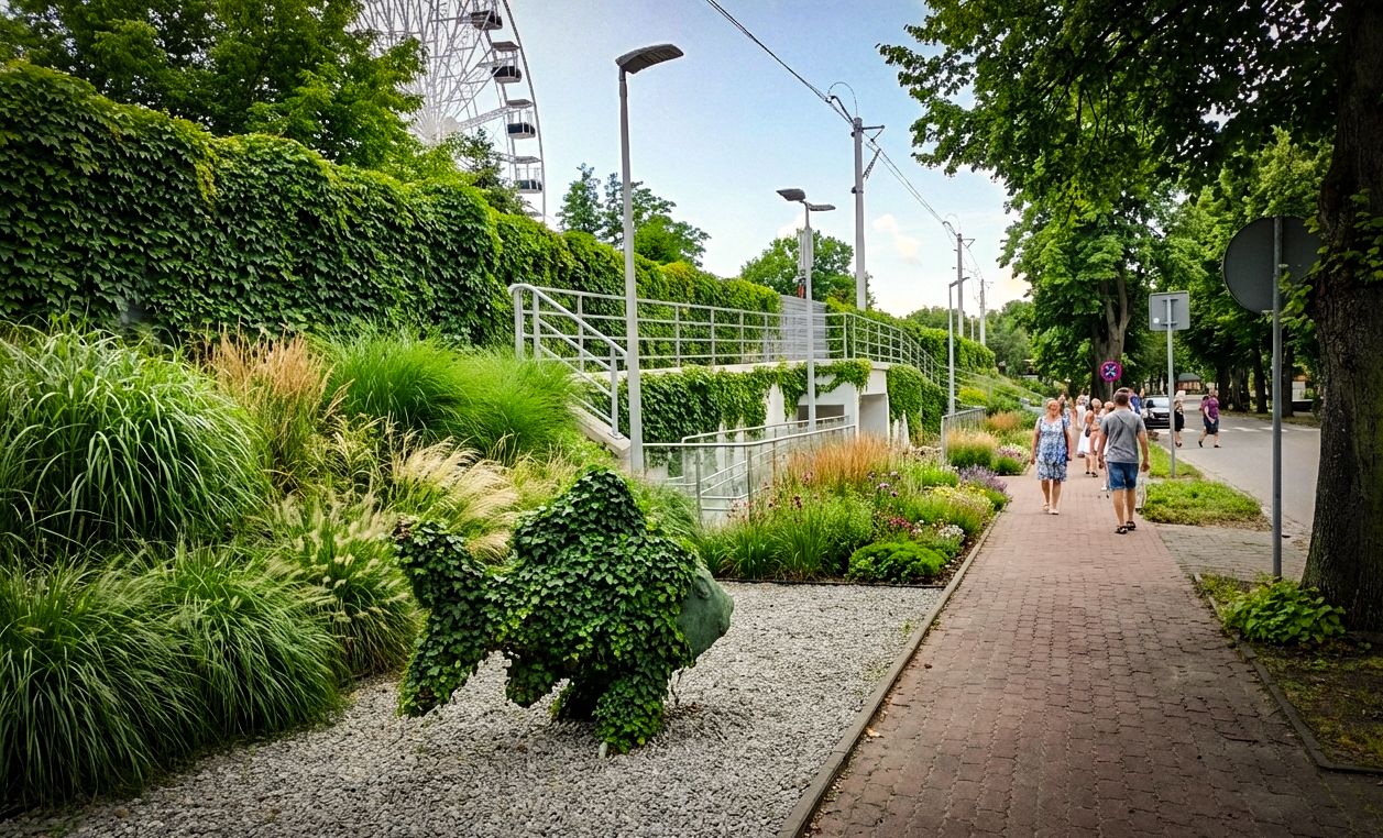 Park linerany w Giżycku_koncepcja