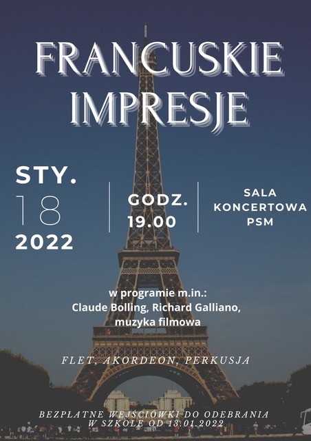 Koncert PSM I stopnia | Francuskie Impresje